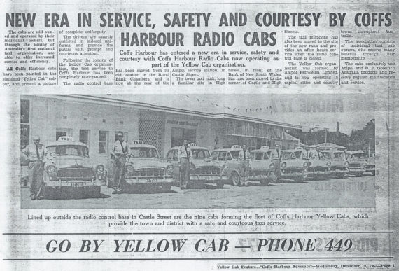 1962: Yellow Cab Feature